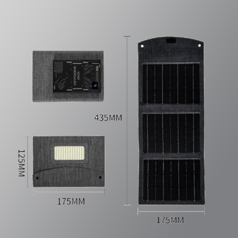 10W Camouflage Foldable Solar Charging Panel - Solar power bank - rishangsolar.com