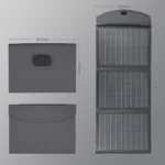 Portable foldable solar panel
