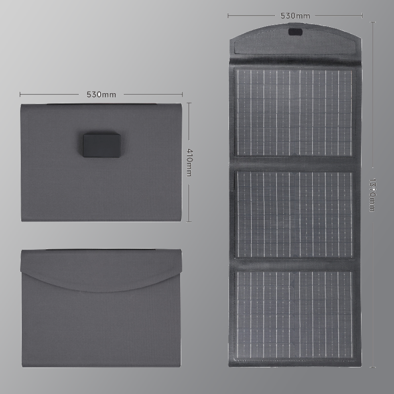 RS-F100 Portable Foldable Solar Panel - Portable foldable solar panel - rishangsolar.com