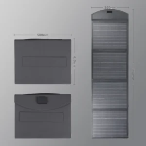 Portable foldable solar panel