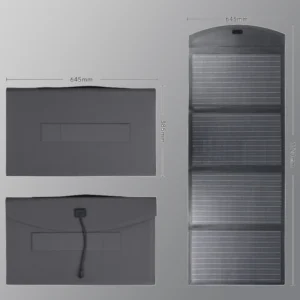 RS-F160 Portable Foldable Solar Panel - Portable foldable solar panel - rishangsolar.com