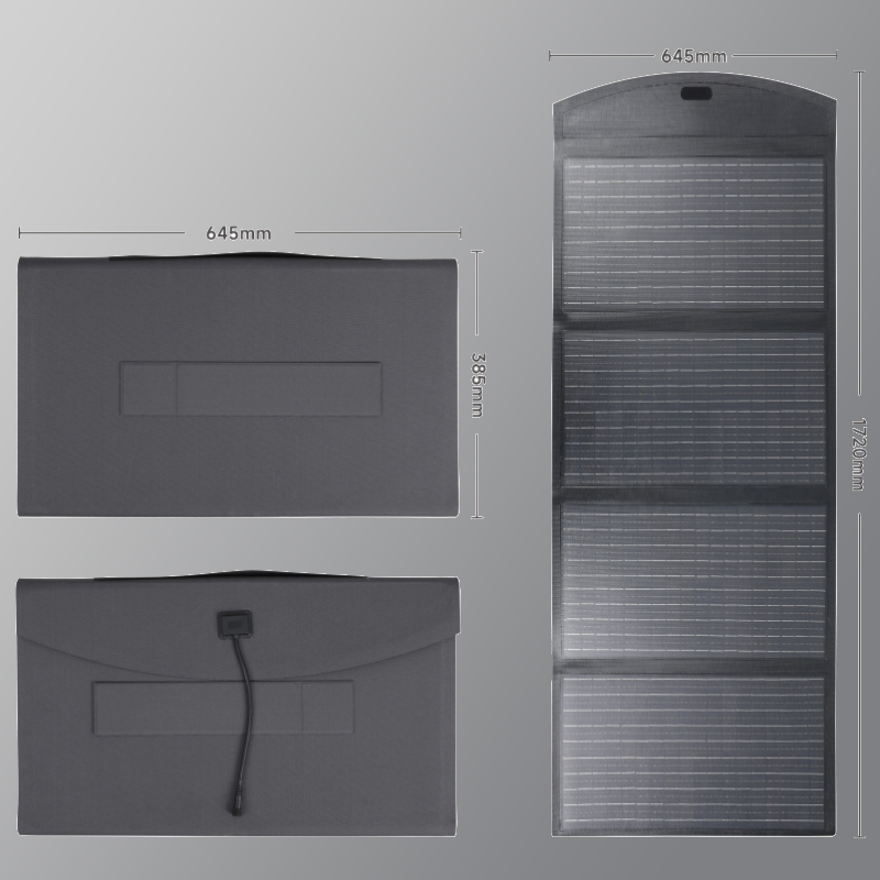 RS-F160 Portable Foldable Solar Panel - Portable foldable solar panel - rishangsolar.com