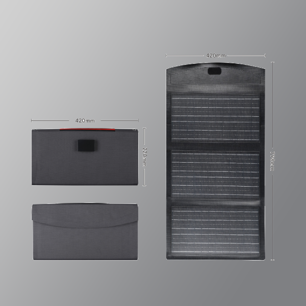 RS-F40 Portable Foldable Solar Panel - Portable foldable solar panel - rishangsolar.com