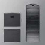 Portable foldable solar panel