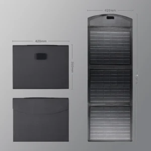 Portable foldable solar panel