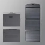 Portable foldable solar panel